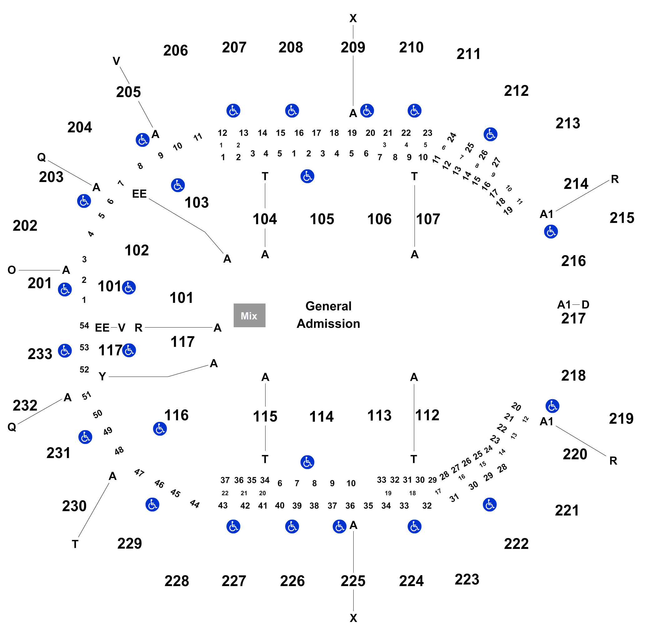 Spectrum Center Seating Charts 