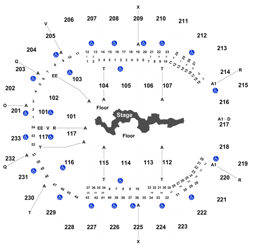 Spectrum Center Seating Charts 