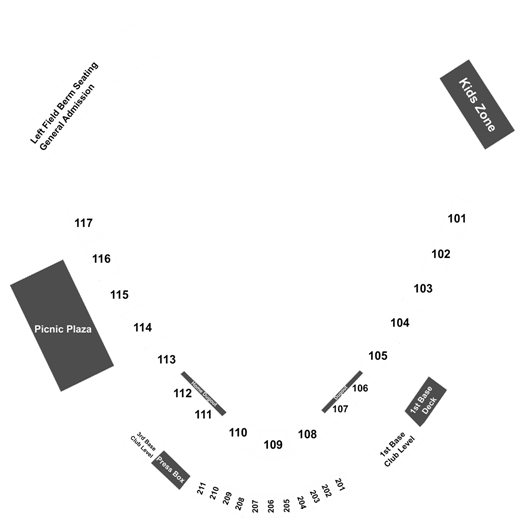 Lake Erie Crushers Stadium Seating Chart