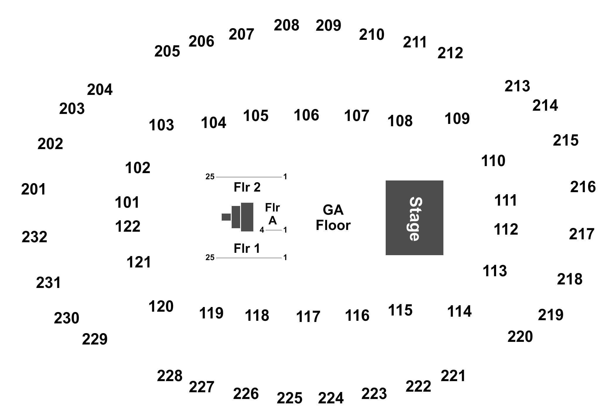 Sprint Center Interactive Seating Chart