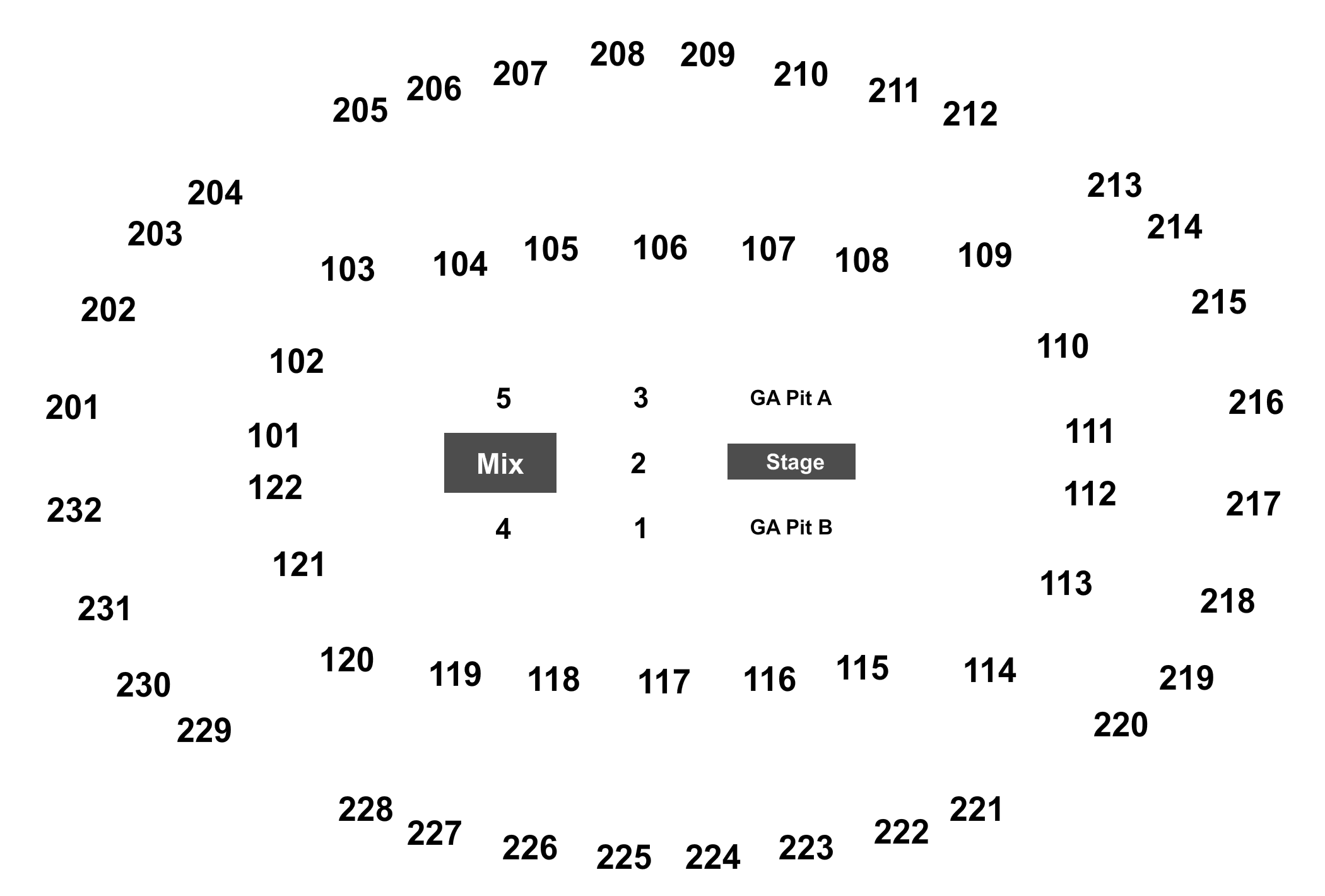 Sprint Center Interactive Seating Chart