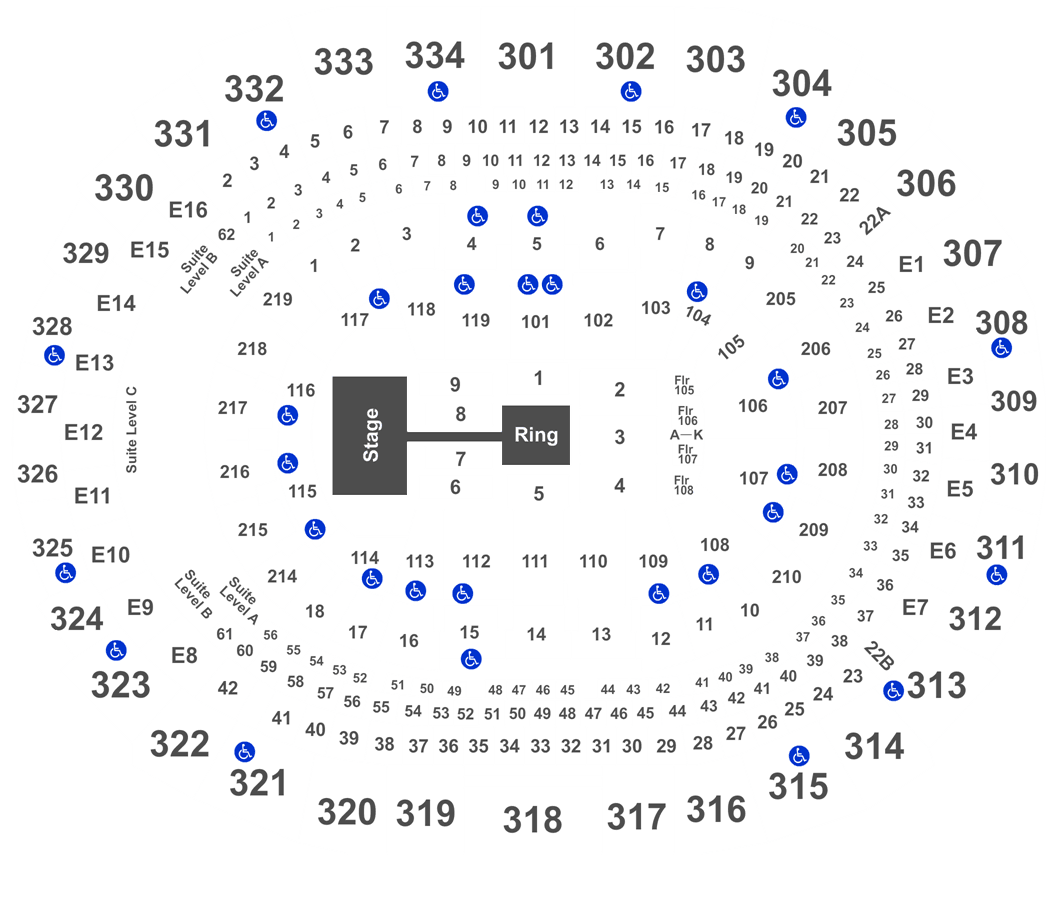 Staples Wwe Seating Chart