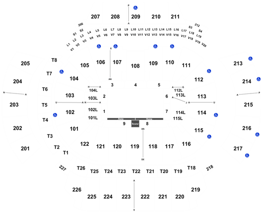 Philips Arena Seating Chart Luke Bryan