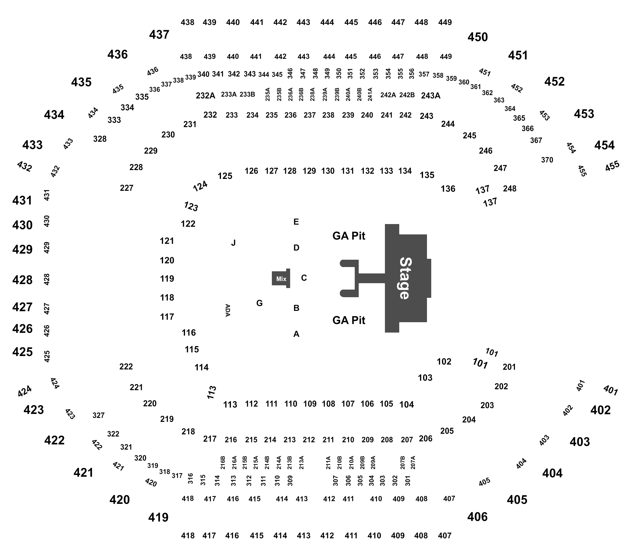 State Farm Stadium Seating Charts 