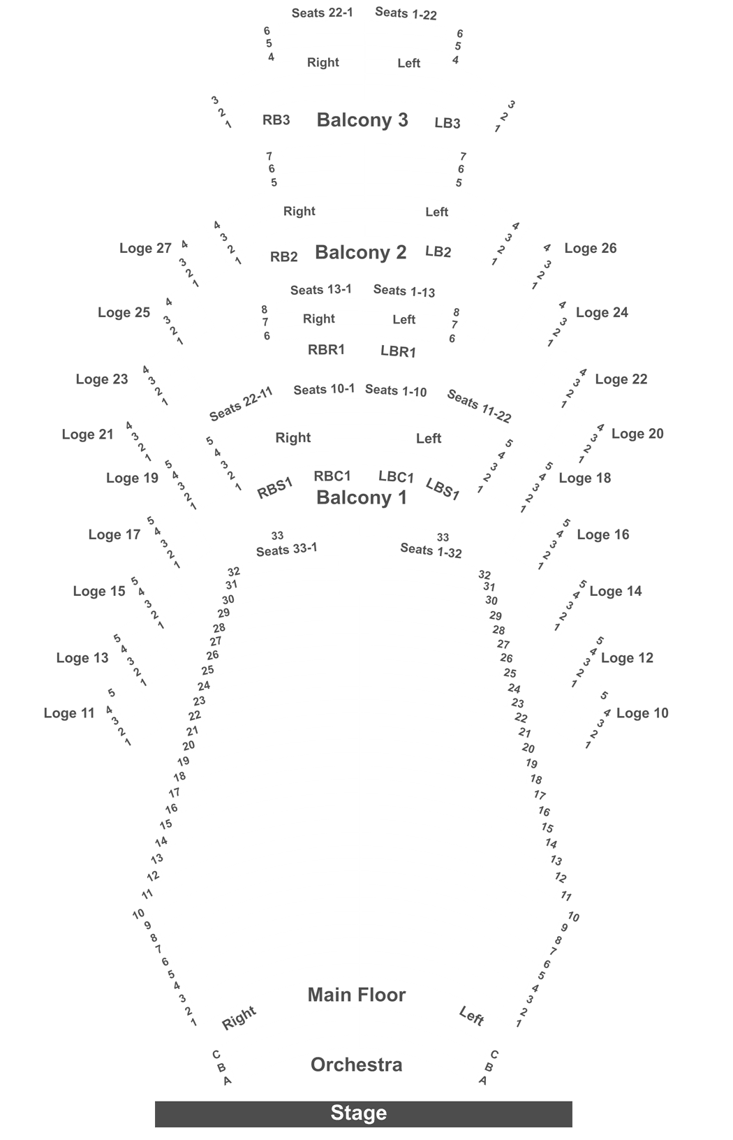Cy Stephens Auditorium Seating Chart