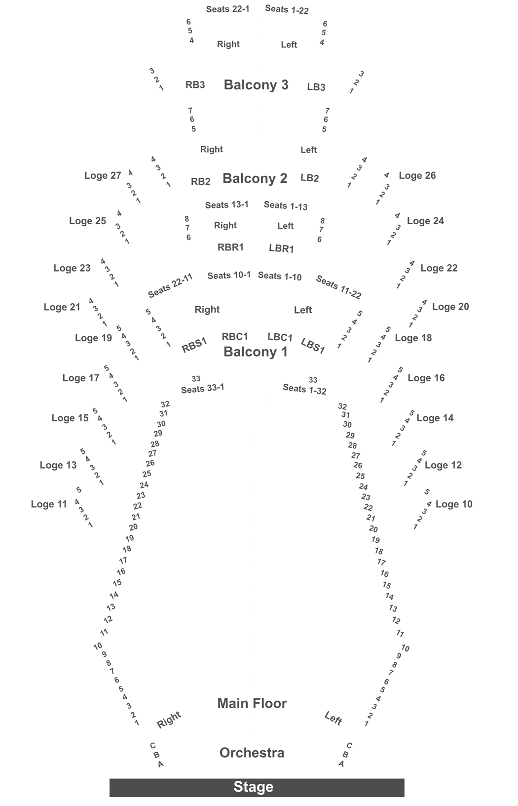 Stephens Auditorium Seating Chart