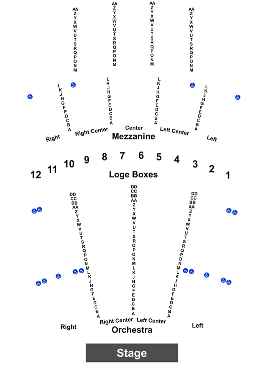 Stiefel Theatre Seating Chart St Louis