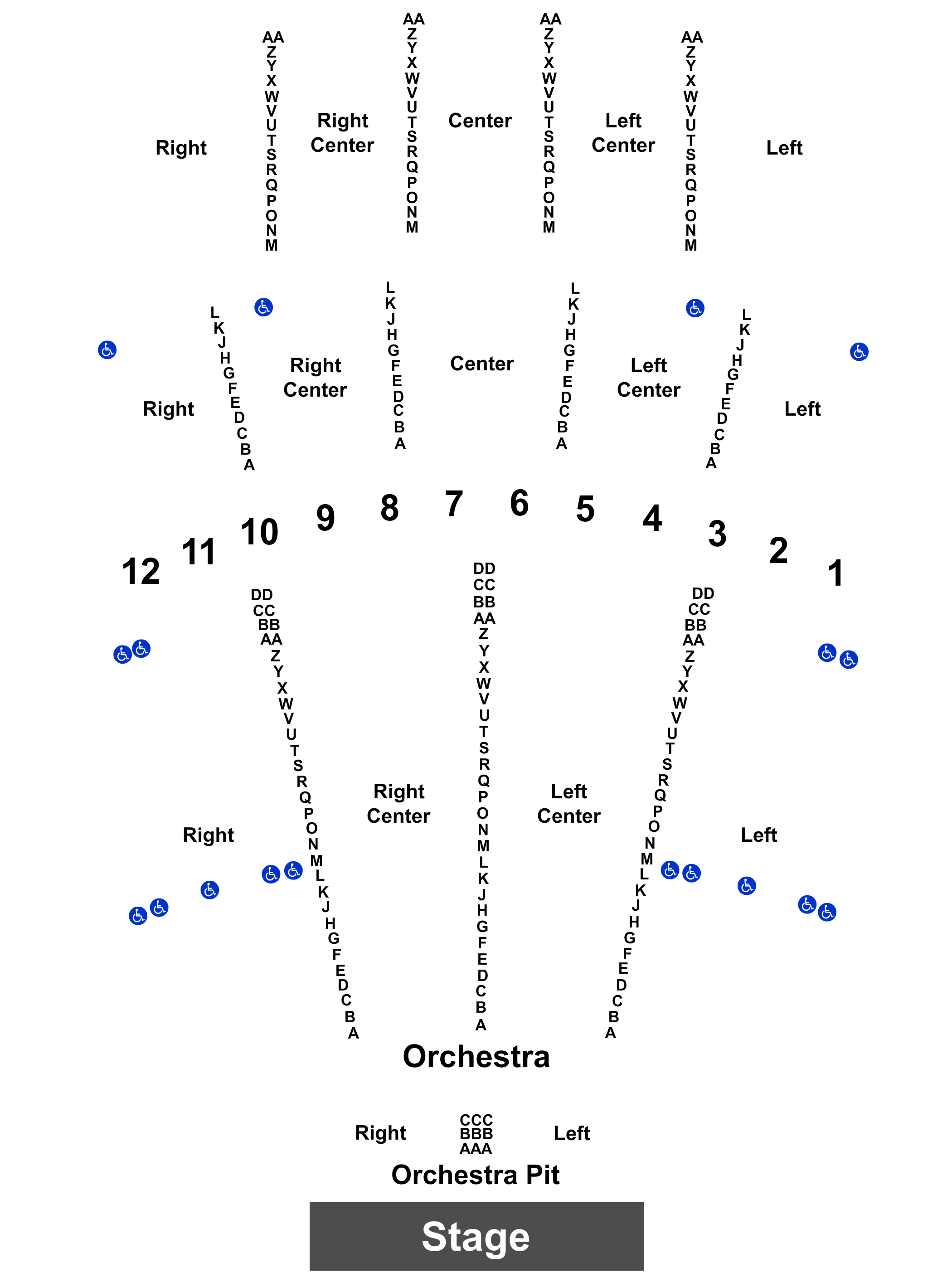 Stifel Theatre St Louis Seating Chart