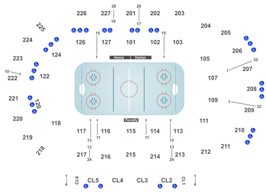 Ontario Reign Hockey Seating Chart