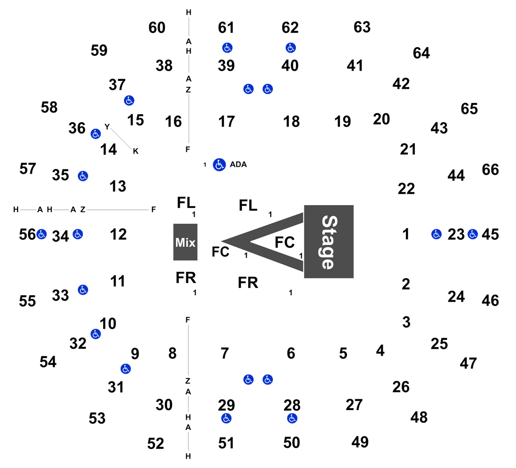 Taco Bell Arena Seating Chart With Seat Numbers