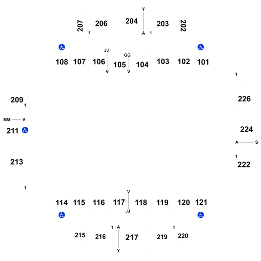 Seating Chart Tacoma Dome Garth Brooks