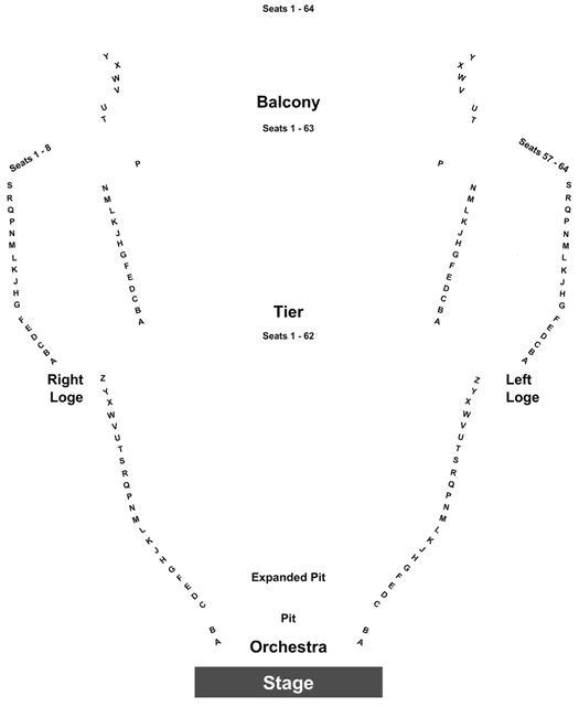 Andrew Jackson Hall Seating Chart