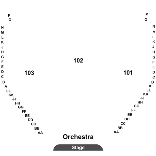 Mirage Terry Fator Theatre Seating Chart