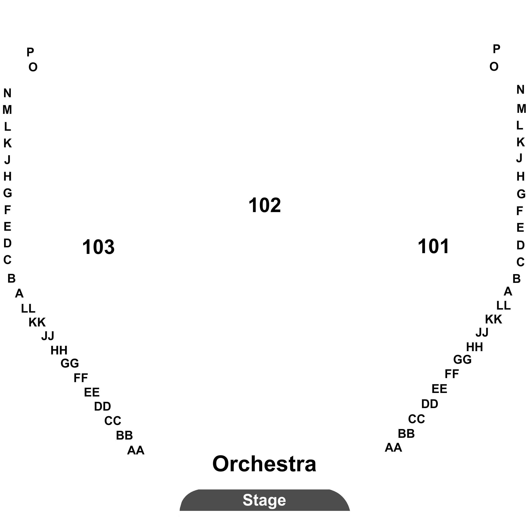 Terry Fator Theatre At The Mirage Seating Chart