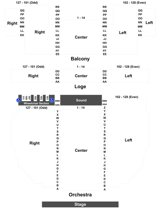 ulster performing arts center seating chart cikkurakurapunya