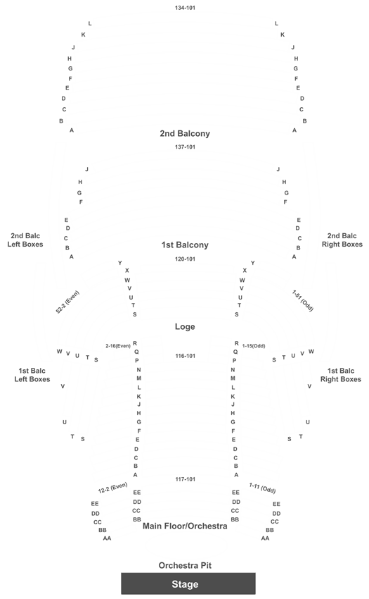 Carson Center Paducah Ky Seating Chart