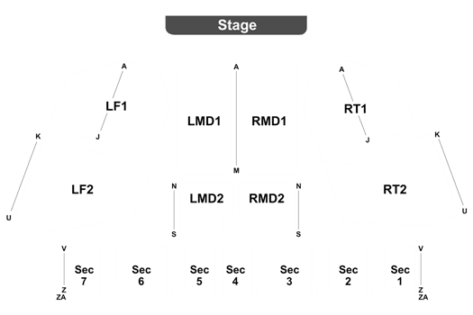 The Midland Seating Chart