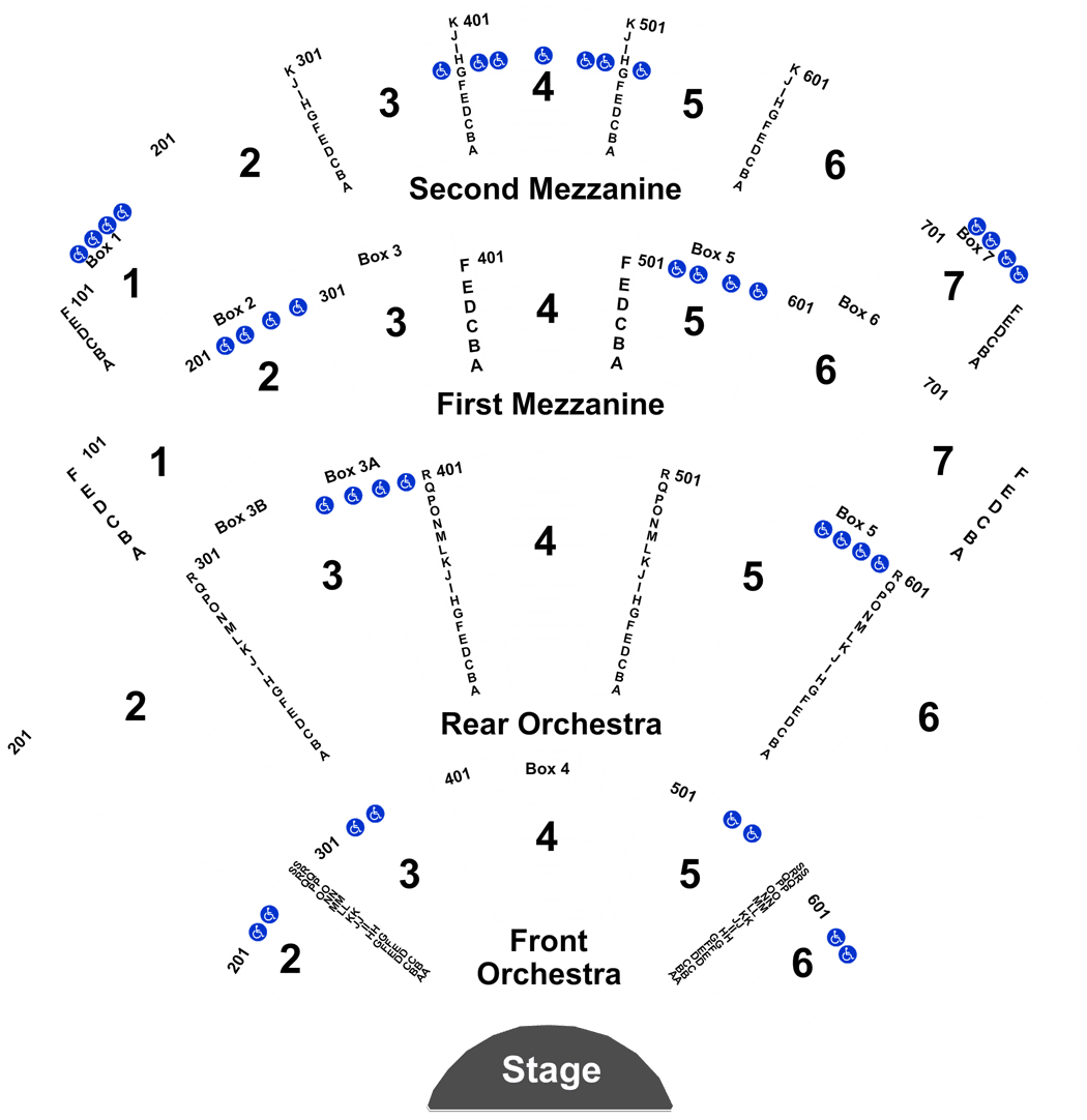Caesars Palace Seating Chart Interactive