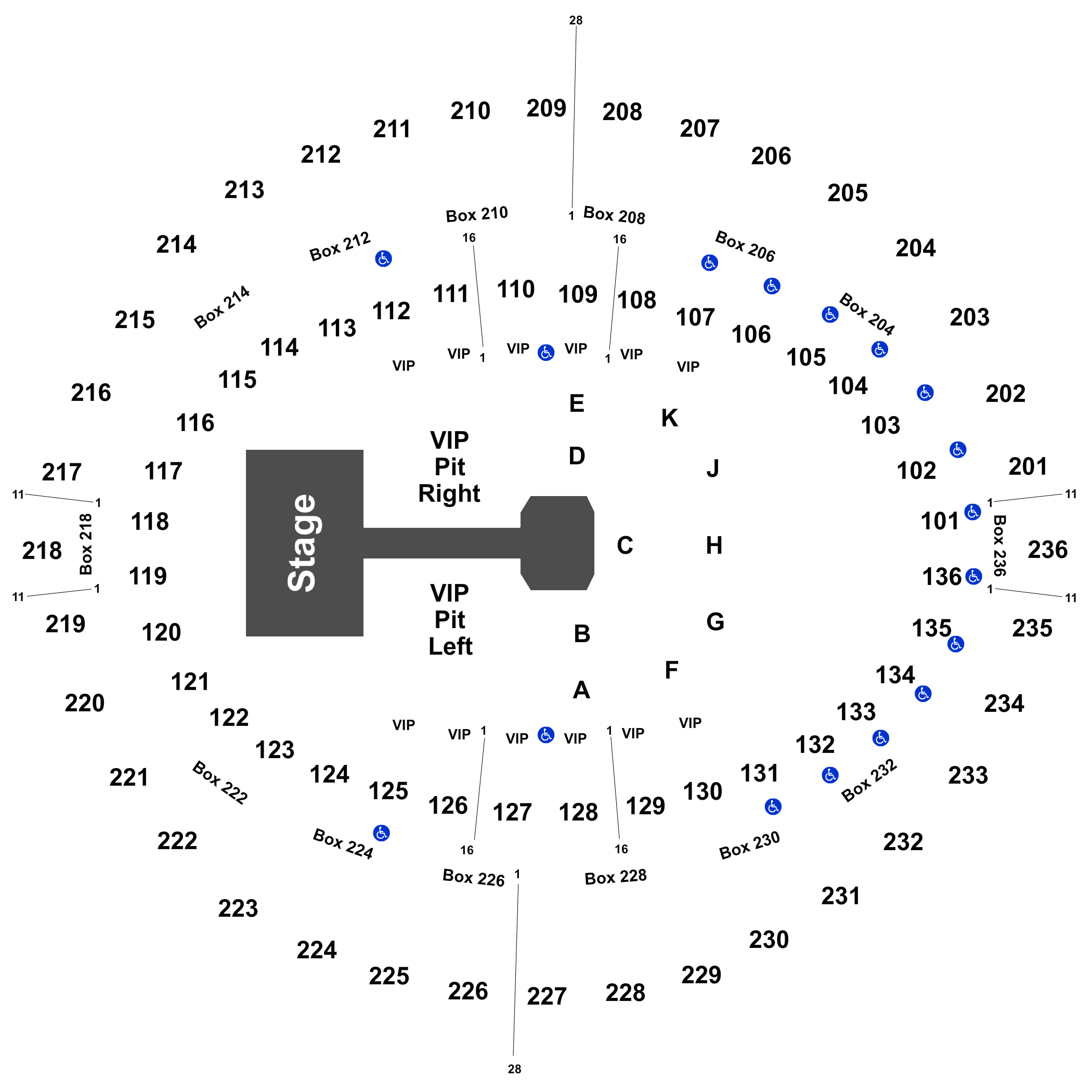 Inglewood Forum Seating Chart