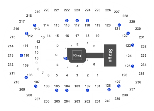 Nassau Coliseum Seating Chart For Wwe
