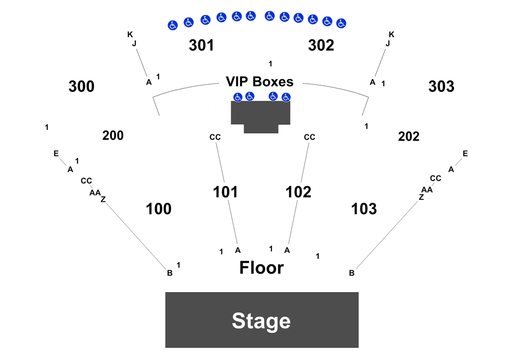 Toyota Music Pavilion Seating Chart