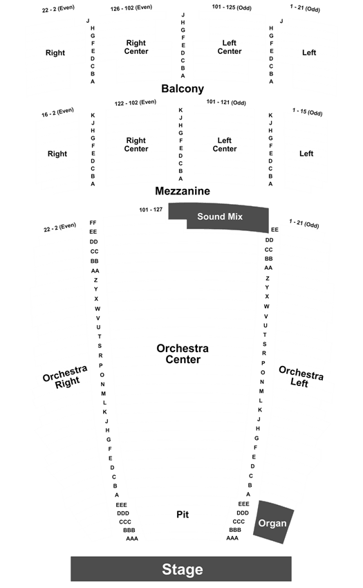 Plaza Theater El Paso Texas Seating Chart