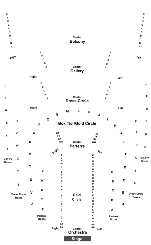 Smith Center Seating Chart For Hamilton