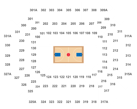 Tennessee Vols Basketball Seating Chart