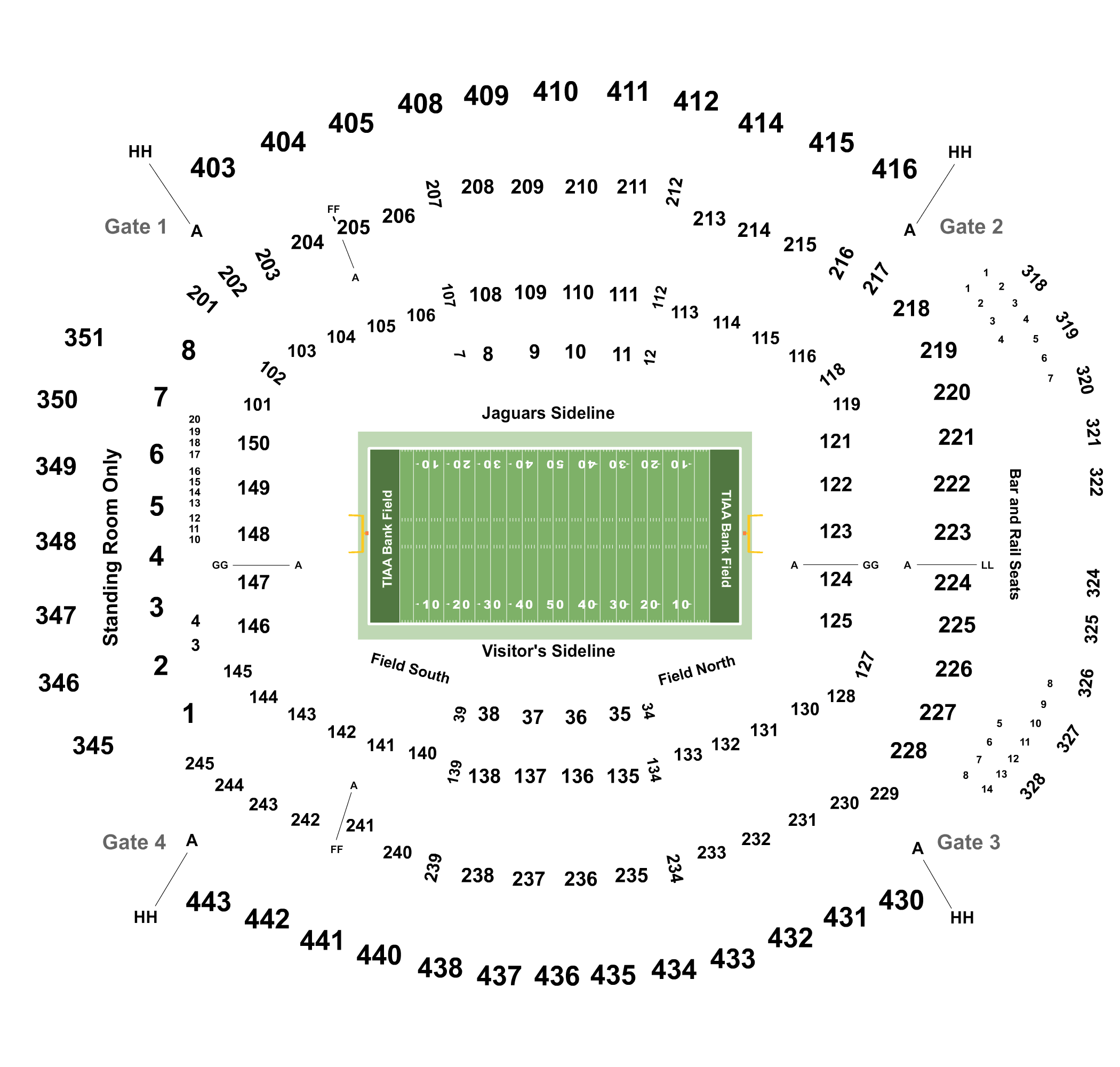 jacksonville jaguars stadium tickets