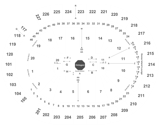 T Mobile Seating Chart Ufc