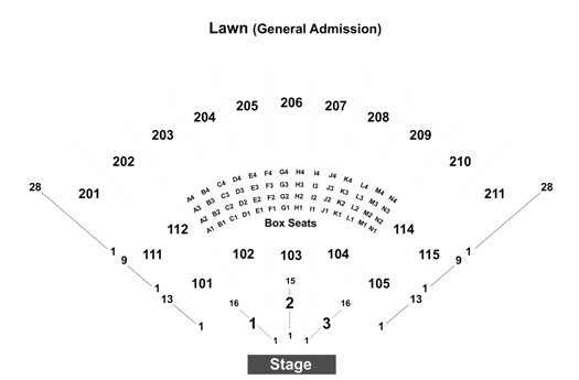 Toyota Amphitheater Wheatland Seating Chart