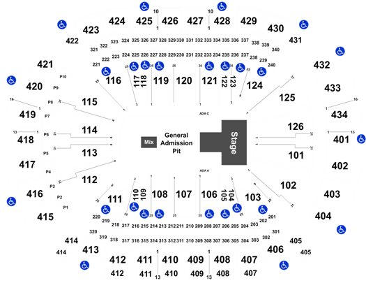 Toyota Center Seating Chart Obama