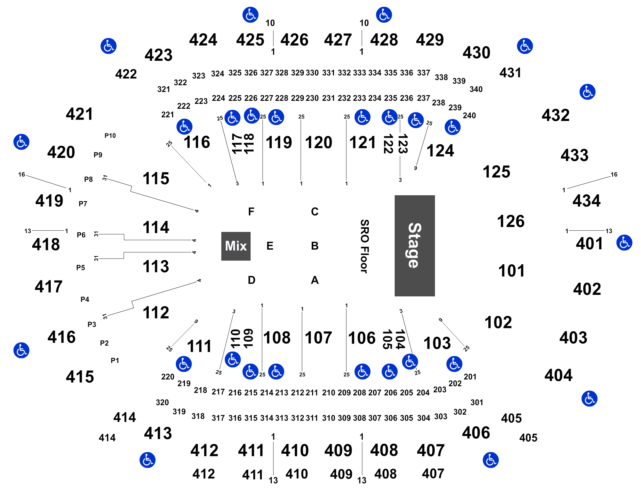 Details 101+ about toyota center seating chart best in.daotaonec