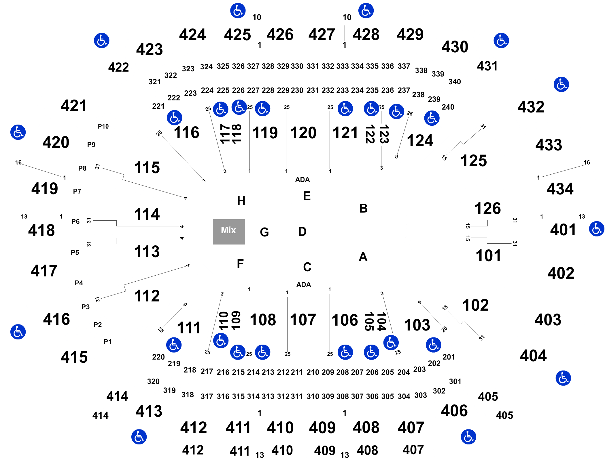 Citizens Bank Park Seating Chart Rows And Seat Number 1610
