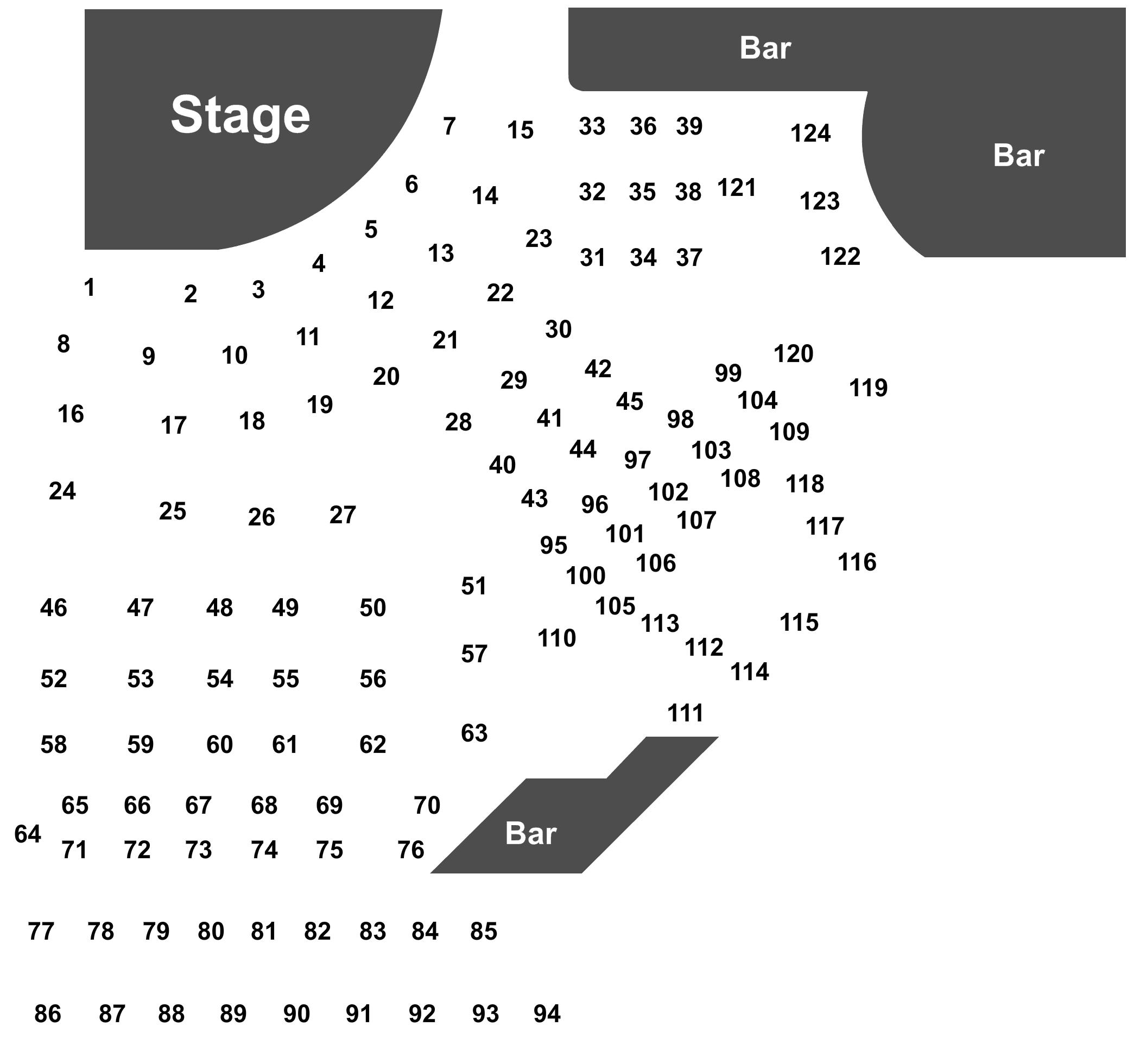 The Tralf Buffalo Seating Chart