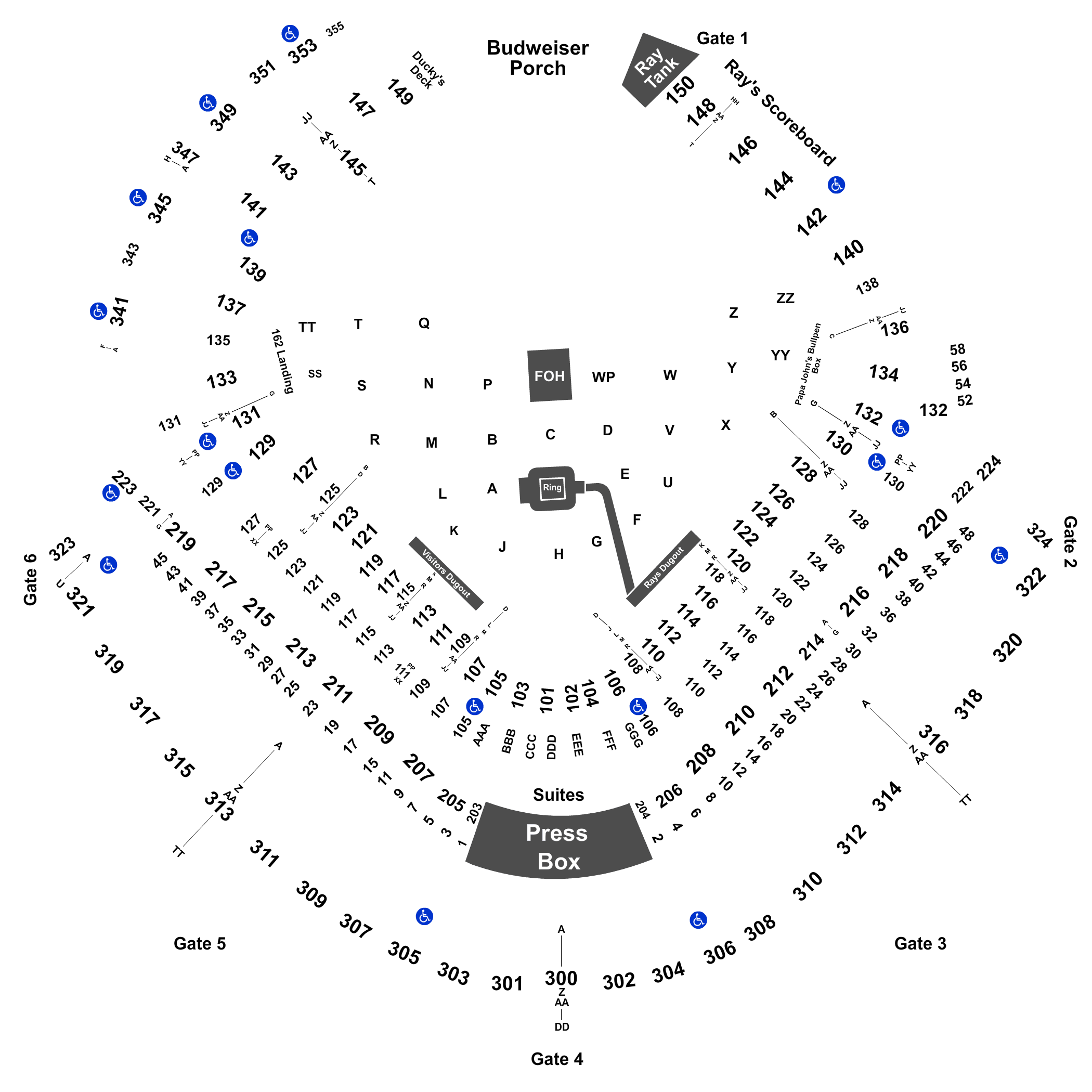 Tropicana Field, Pro Wrestling