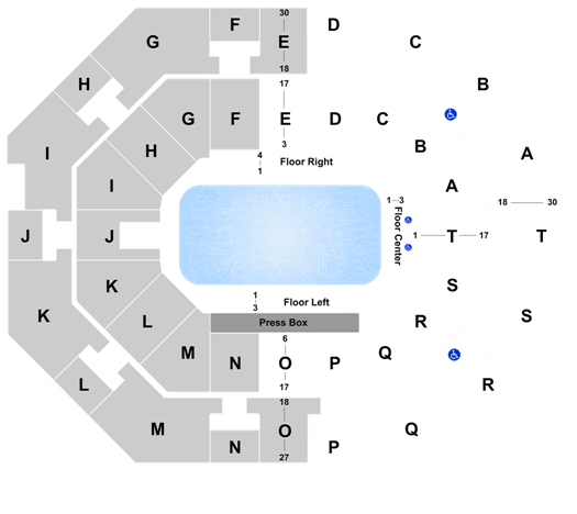 Uno Lakefront Arena Concert Seating Chart