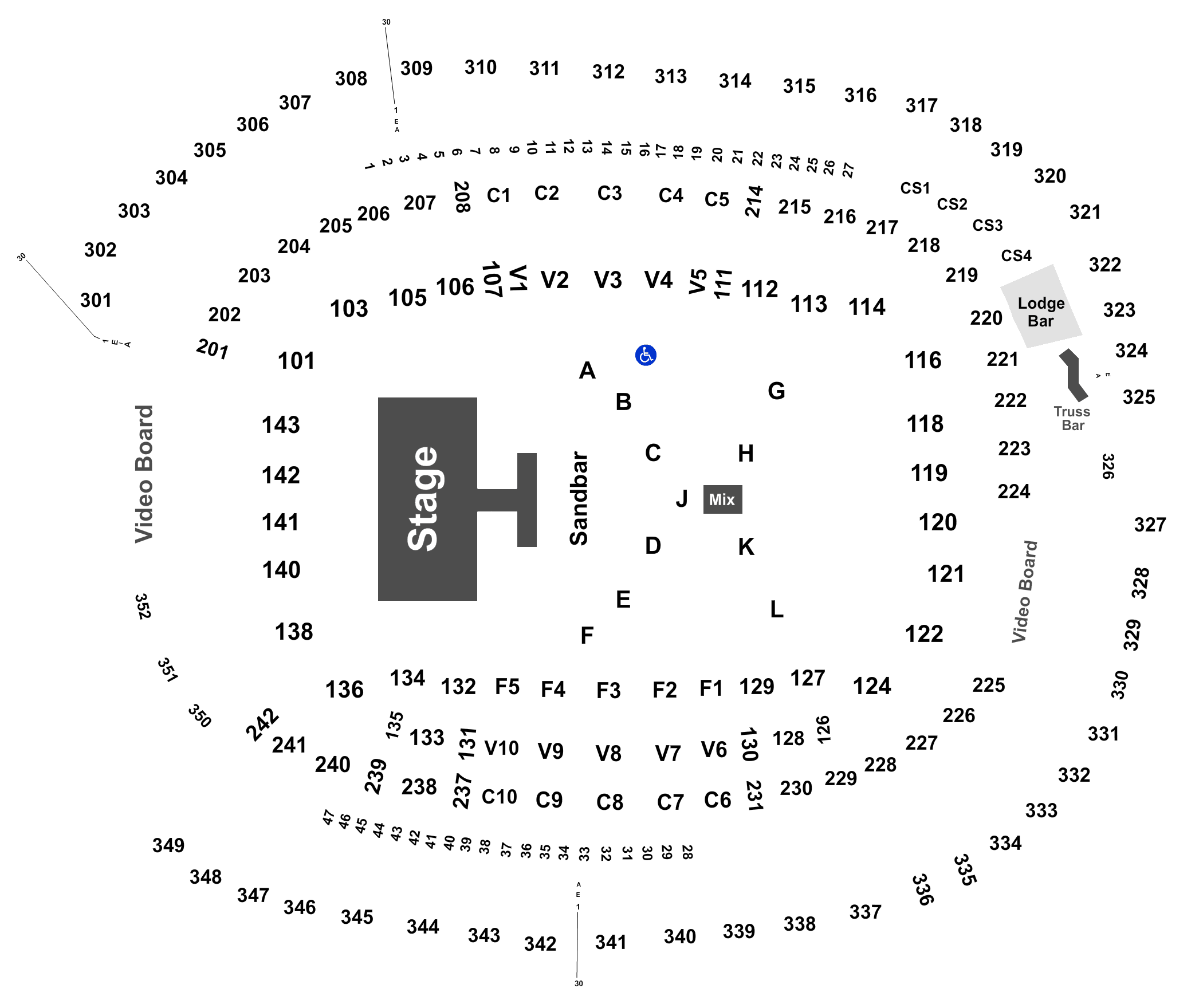 Kenny Chesney Us Bank Seating Chart