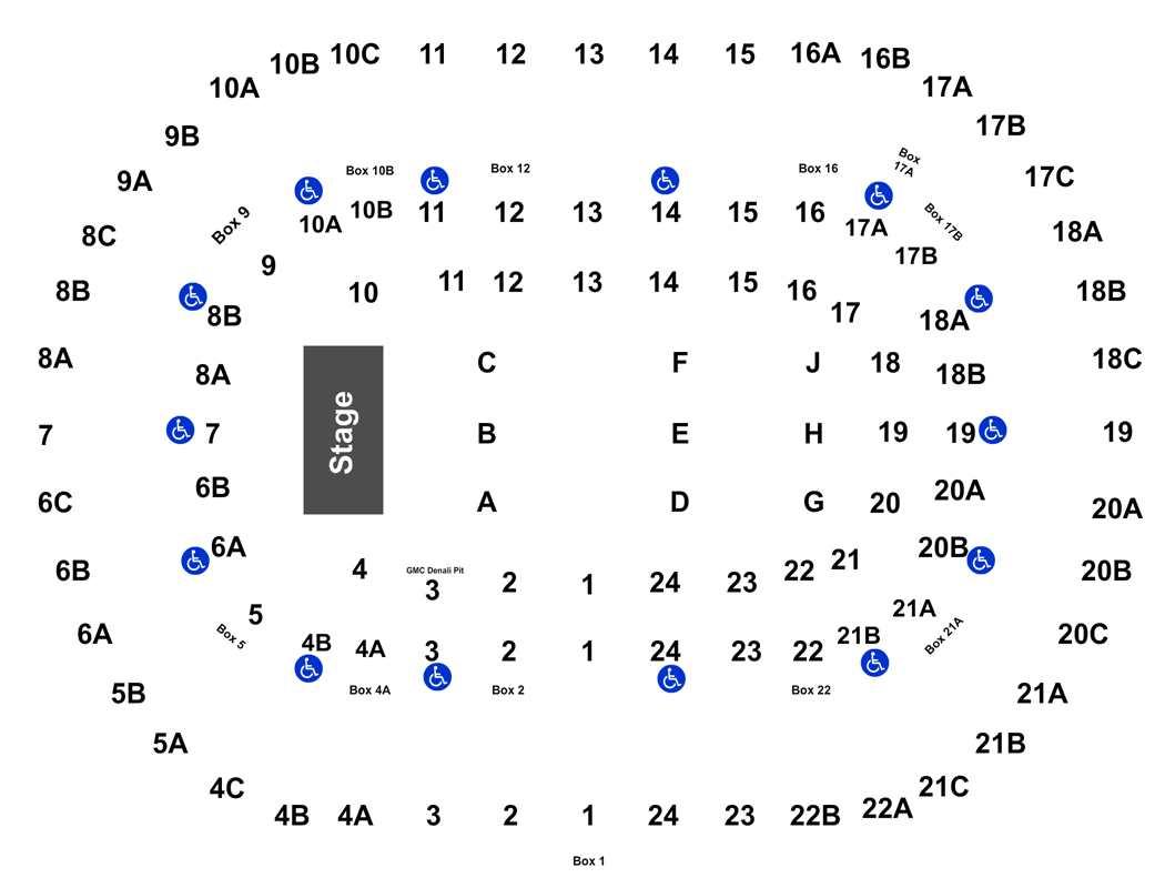 Pechanga Arena Seating Chart View