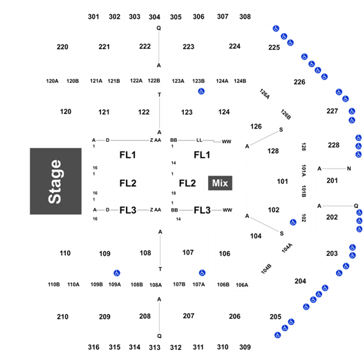 Van Andel Arena Seating Chart View