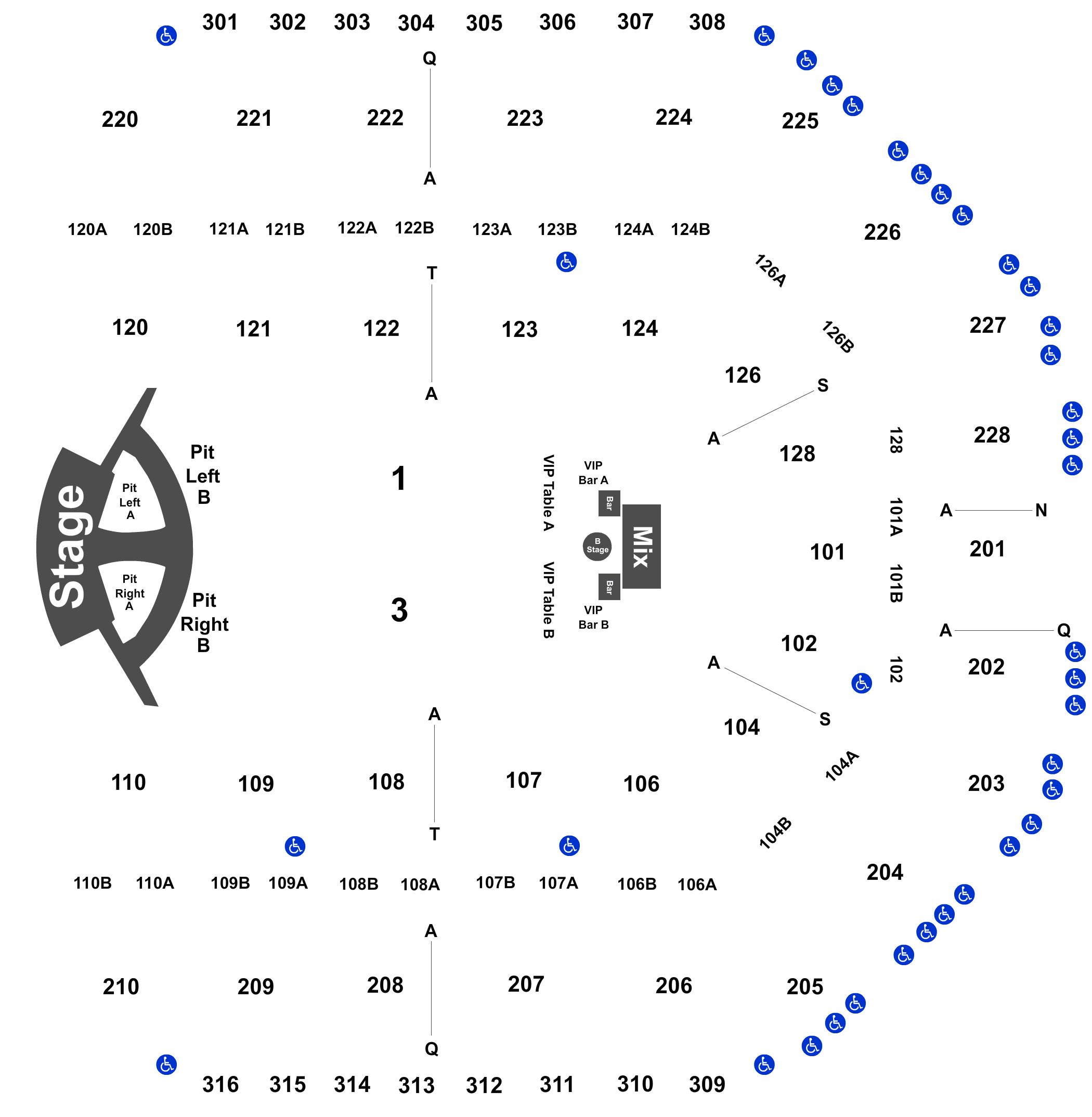 Van Andel Arena Floor Seating Chart