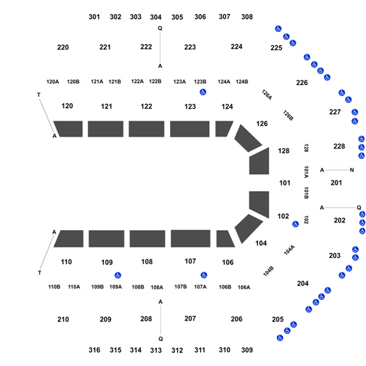Van Andel Arena Wwe Seating Chart