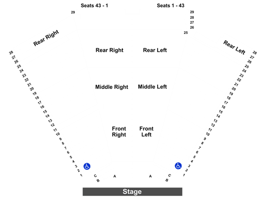 Van Wezel Sarasota Florida Seating Chart