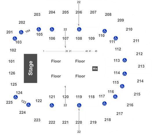 Alltel Arena Little Rock Arkansas Seating Chart