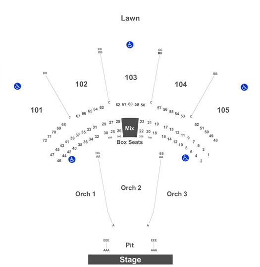 Ameris Bank Seating Chart