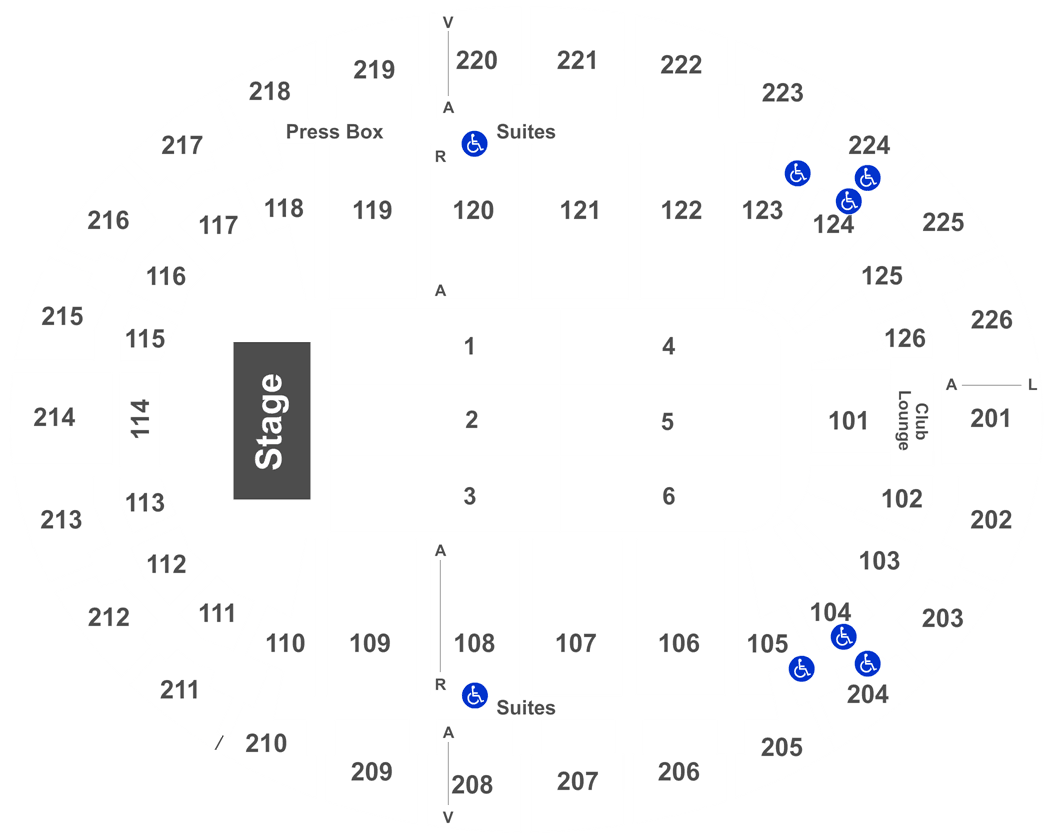 Verizon Wireless Arena Seating Chart