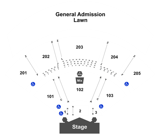 United Home Loans Amphitheater Seating Chart