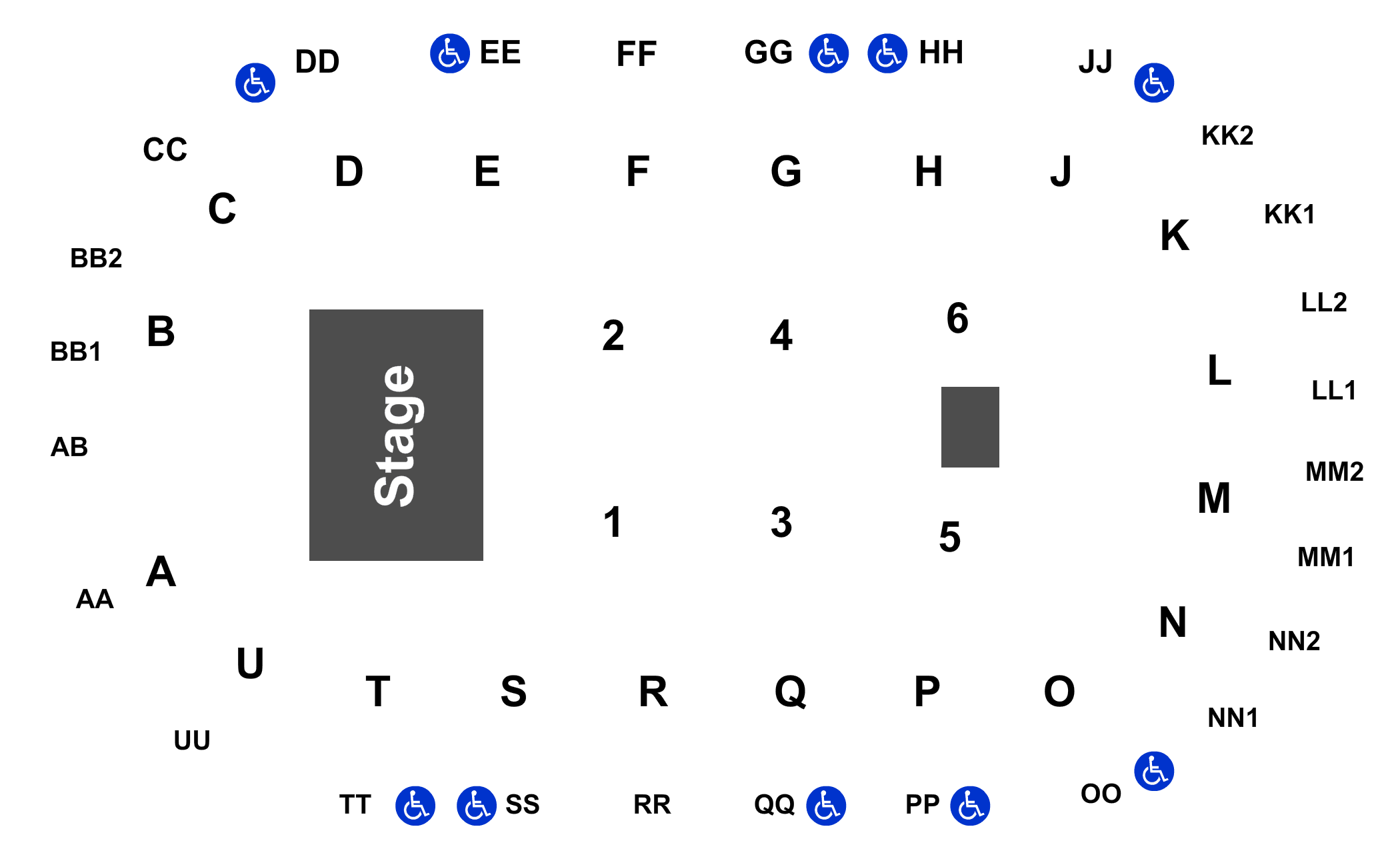 Viaero Center Seating Chart