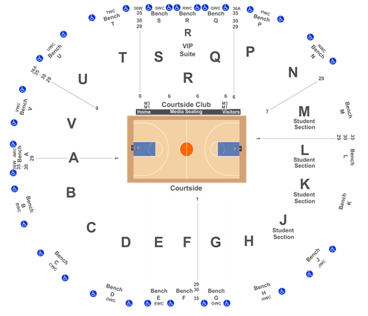 Bsu Basketball Seating Chart