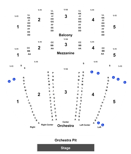 Virginia Theater Seating Chart Champaign